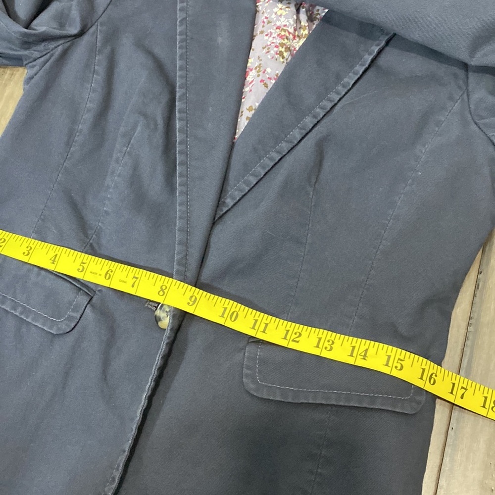 Boden one bottom gray blazer jacket cotton - Picture 8 of 9